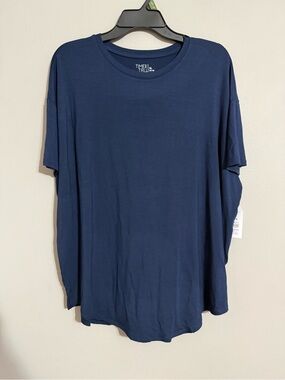 Time & Tru Women’s Navy Blue Tunic Tee XL